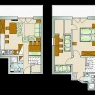 Arabba - Marmolada - Residencia Campolongo . Arabba - Apartamento 3 piezas 5/8 personas. 65m2
